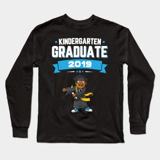 Flossing Kindergarten Graduate Class Of 2019 Boys Long Sleeve T-Shirt